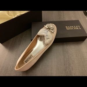Badgley Mischka Bianca Embellished Ballet Flat